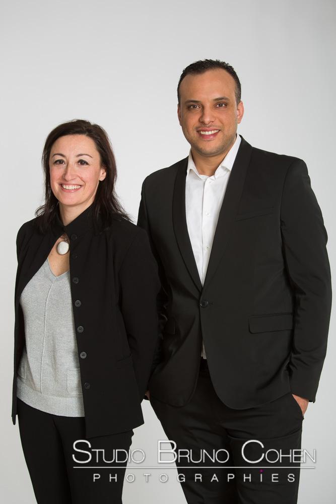 portrait affiche electorale Marie-Noelle Potier et Nabil Ghoudane